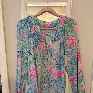 Lilly Pulitzer Elsa Silk Blouse
